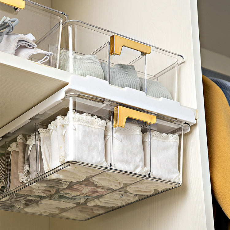 15 Grid Closet Organizer Transparent Storage Box
