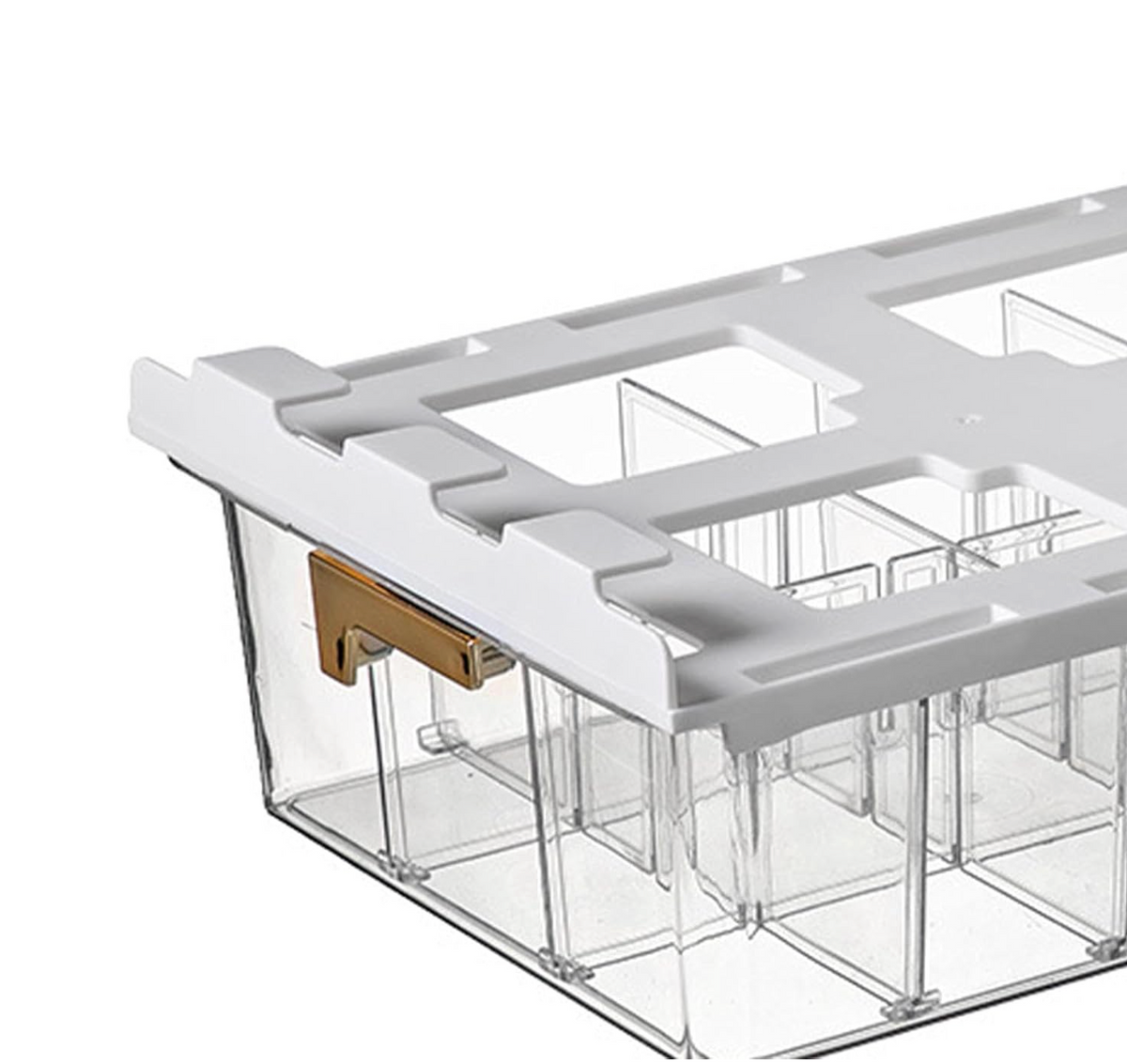 15 Grid Closet Organizer Transparent Storage Box