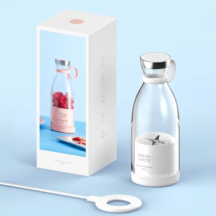 Mini Portable Blender, Cordless, Food Grade Material, 12fl oz, Magnetic Charging, Waterproof, Fresh & Light, Personal Blender for Shakes & Smoothies