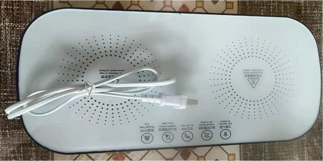 Multifunctional Electric Food Heating Glass Tray